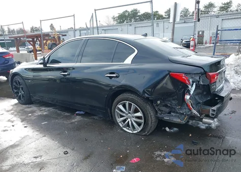2014 Infiniti Q50 Premium from USA, damaged, VIN JN1BV7AR1EM696192
